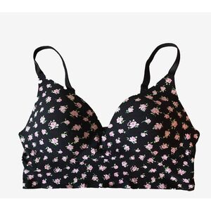 Victoria's Secret Wireless Pushup Size Large Floral